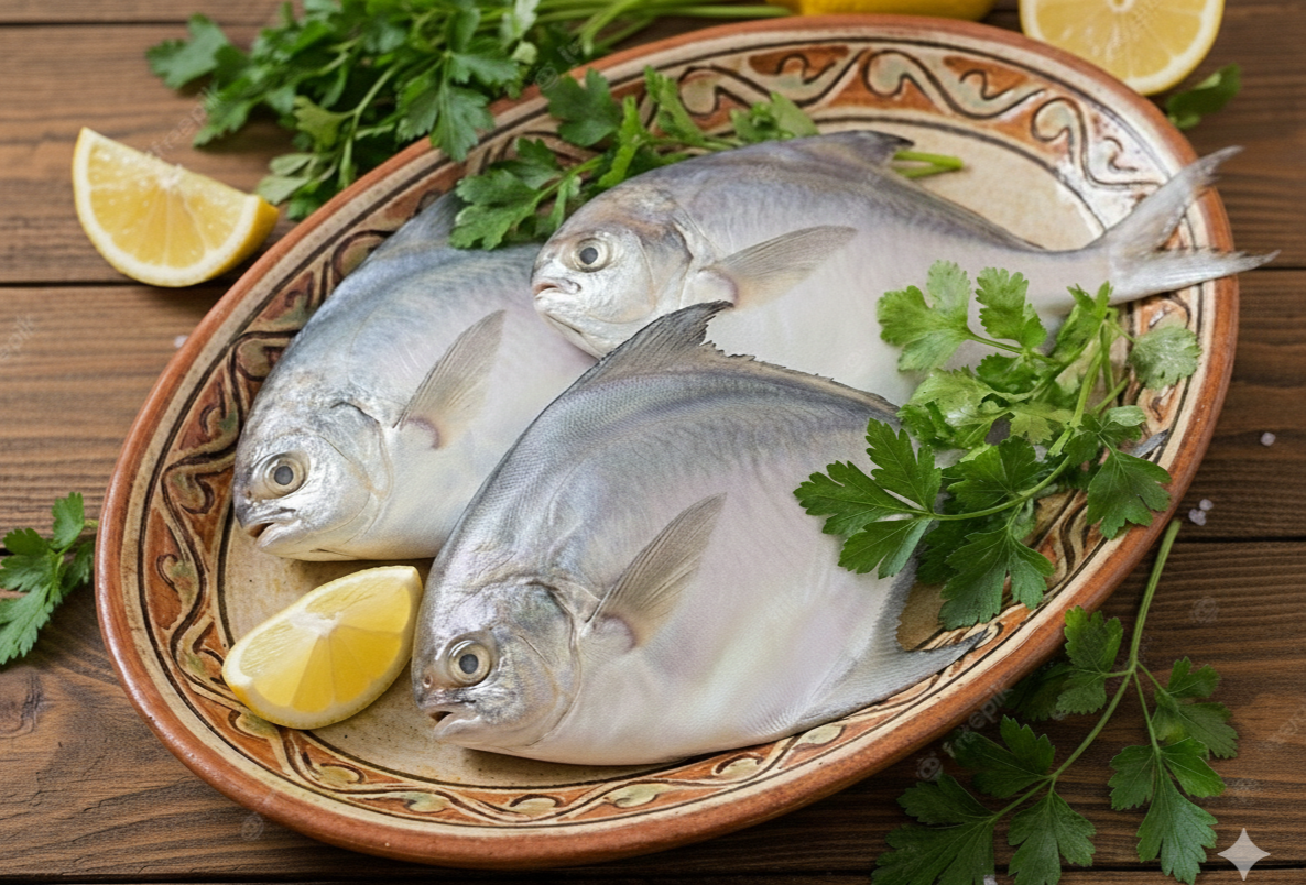 Pomfret (पापलेट) from Bombay Sea Food